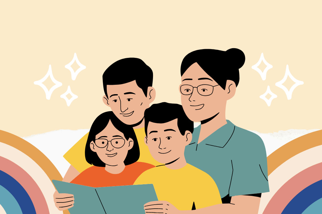 picture of family getting together 